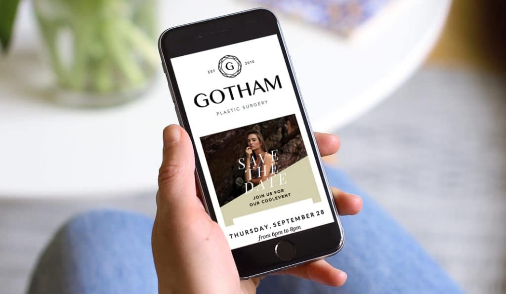 Enewsletter Design - Gotham Plastic Surgery