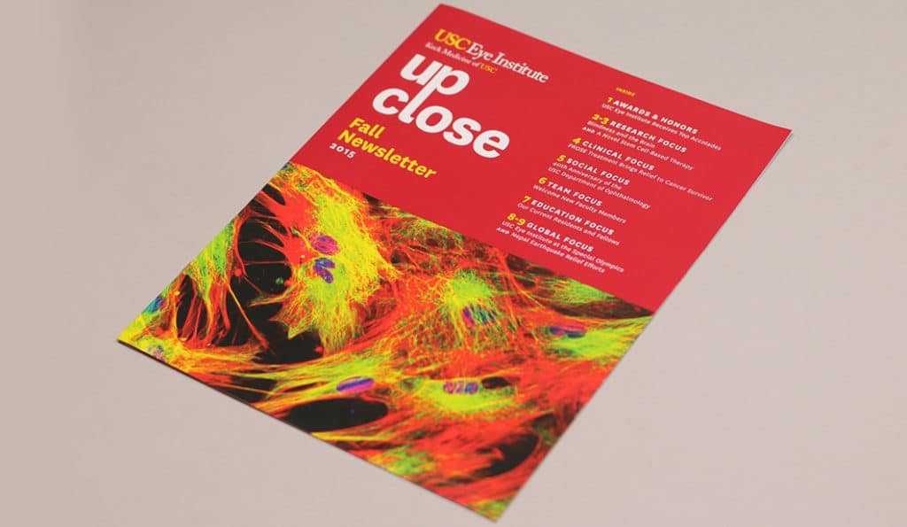 Fall 2015 Newsletter - USC Eye Institute
