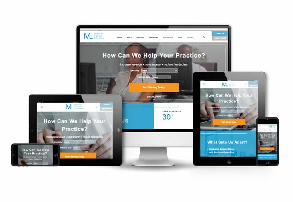 Website Design - ML Billing