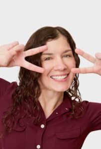 Fun Headshot of Hollie Newsom, Senior Marketing Manager at Goldman Marketing Group