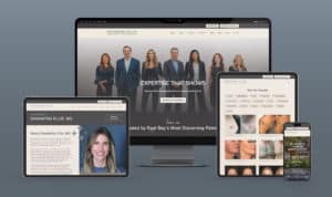 Website design - Potozkin + Ellis | Dermatology, Lasers, & Aesthetics